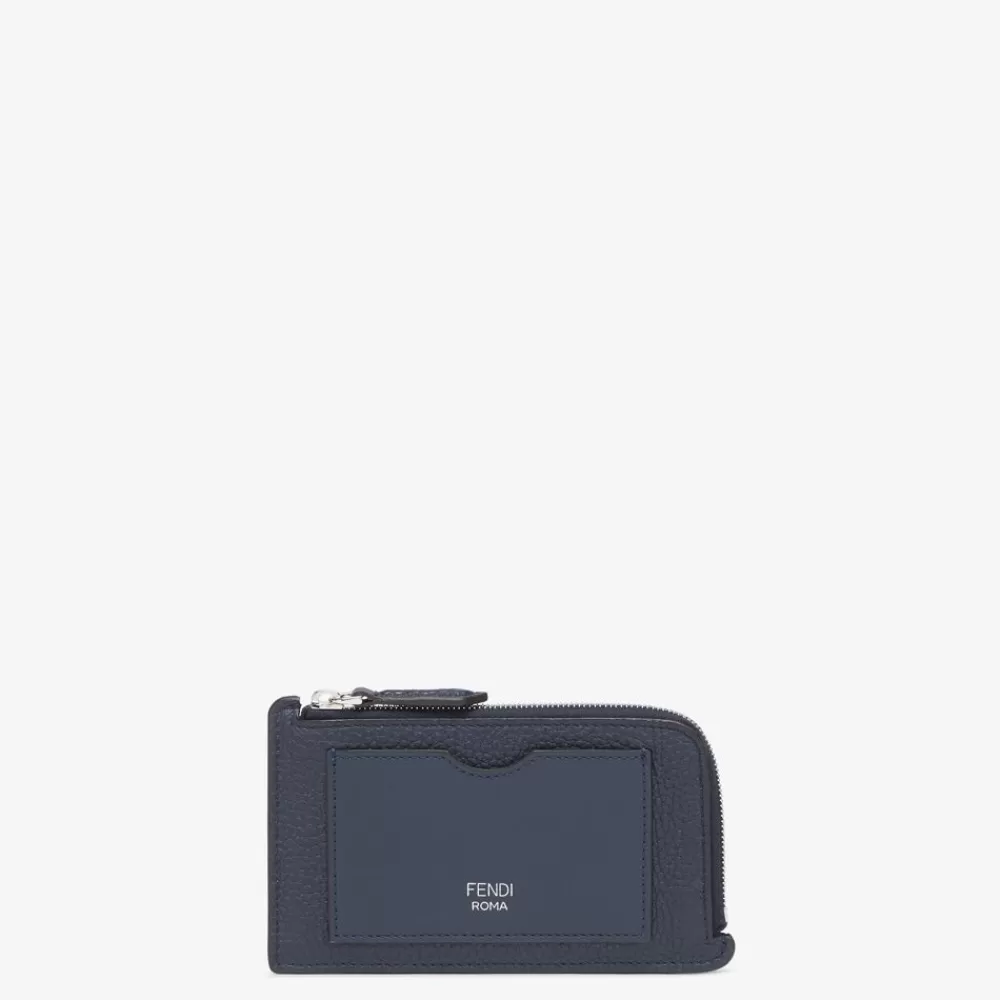 Fendi Kartenetuis Und Kleine Accessoires<Kartenetui Aus Leder In Nachtblau