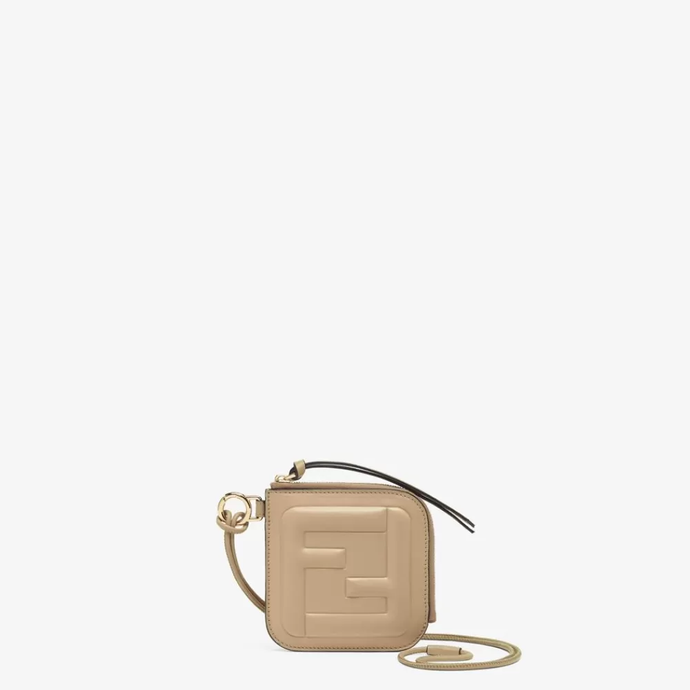 Fendi Kartenetuis Und Kleine Accessoires<Kartenetui Aus Leder In Taubengrau