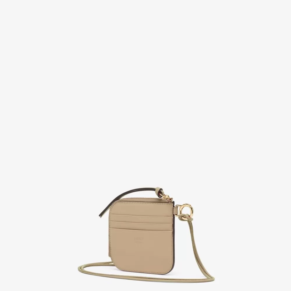 Fendi Kartenetuis Und Kleine Accessoires<Kartenetui Aus Leder In Taubengrau
