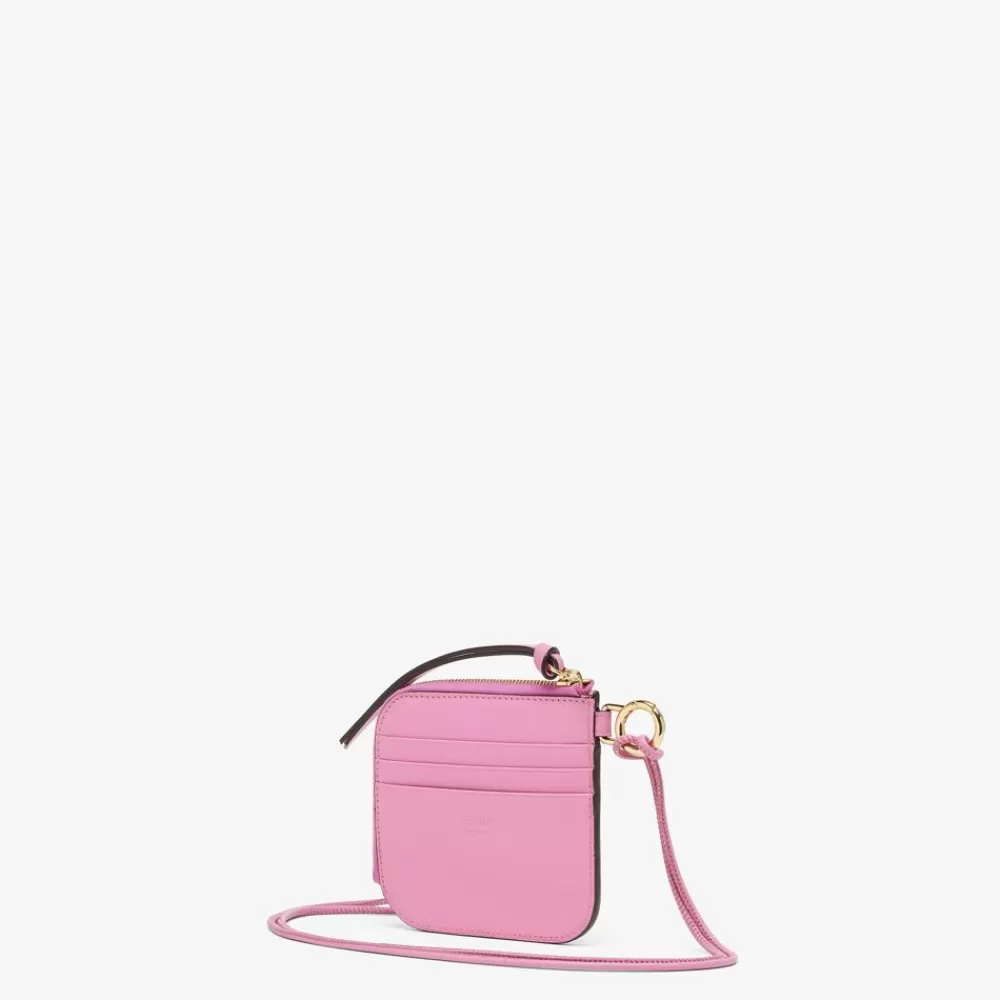 Fendi Kartenetuis Und Kleine Accessoires<Kartenetui Aus Rosafarbenem Leder