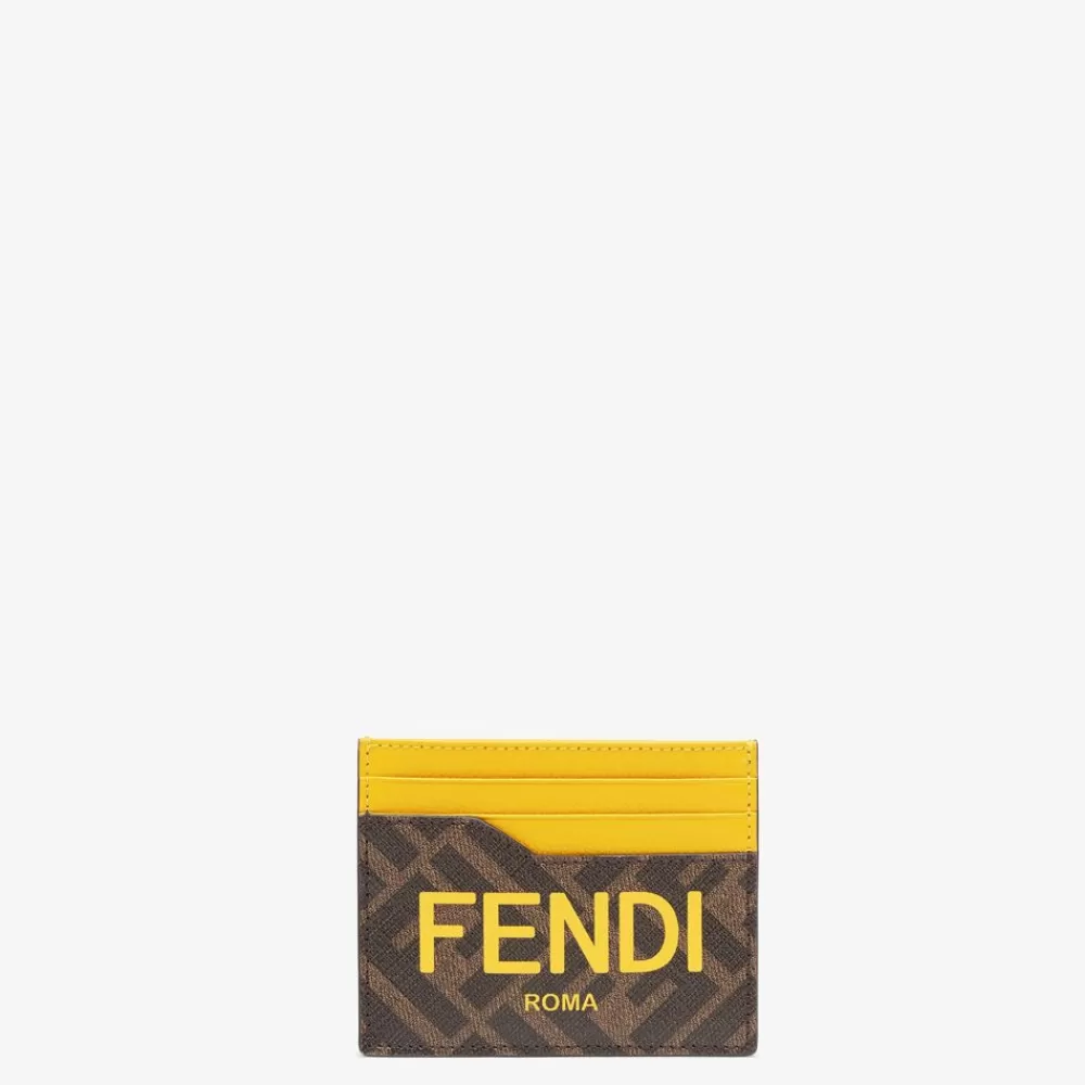 Fendi Kartenetuis Und Kleine Accessoires<Kartenetui Aus Stoff In Braun