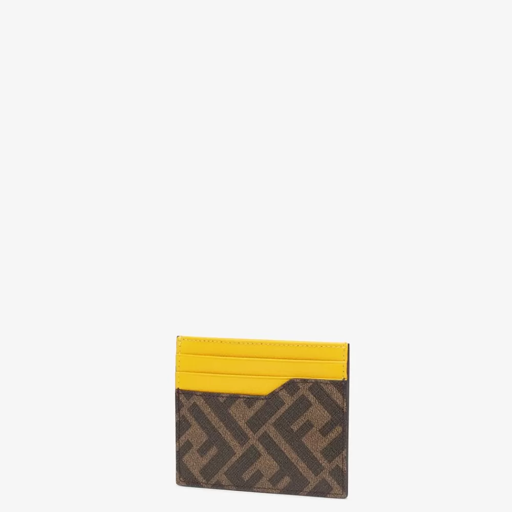 Fendi Kartenetuis Und Kleine Accessoires<Kartenetui Aus Stoff In Braun