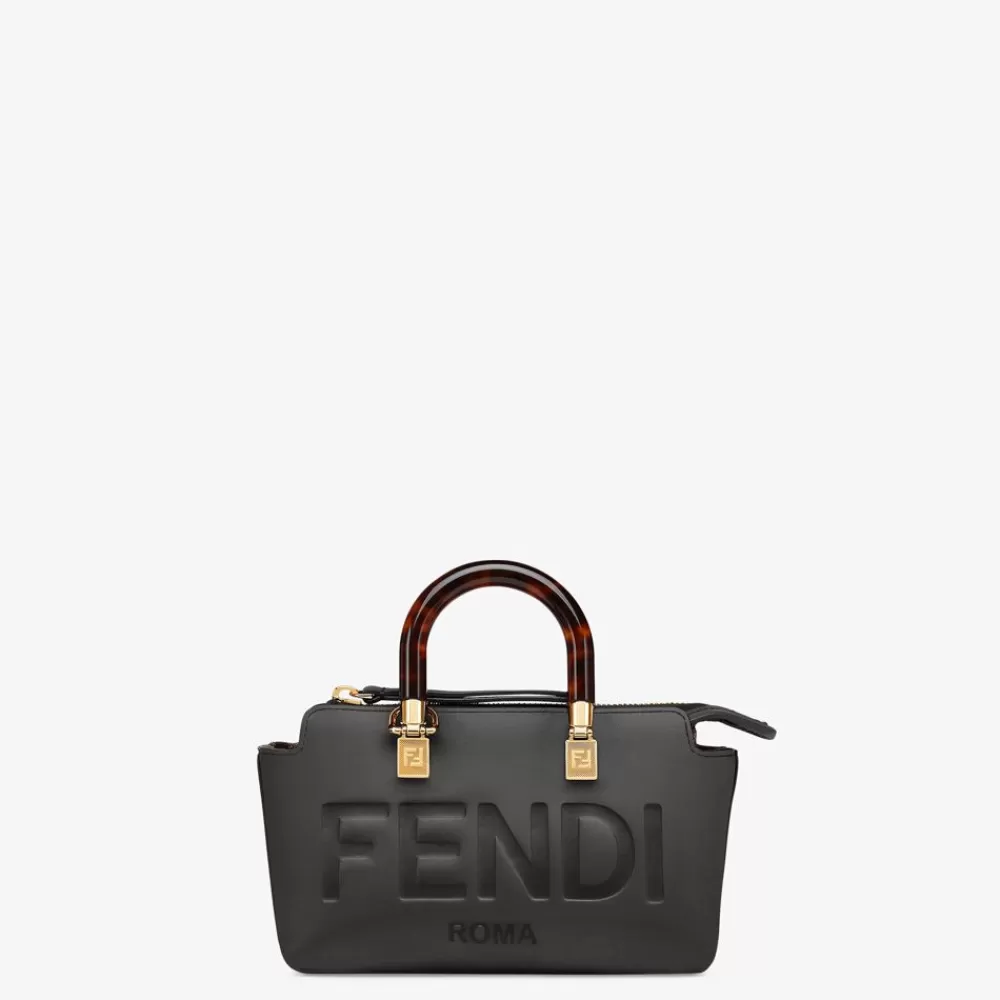 Fendi Boston Bags<Kleine Boston Bag Aus Leder In Schwarz