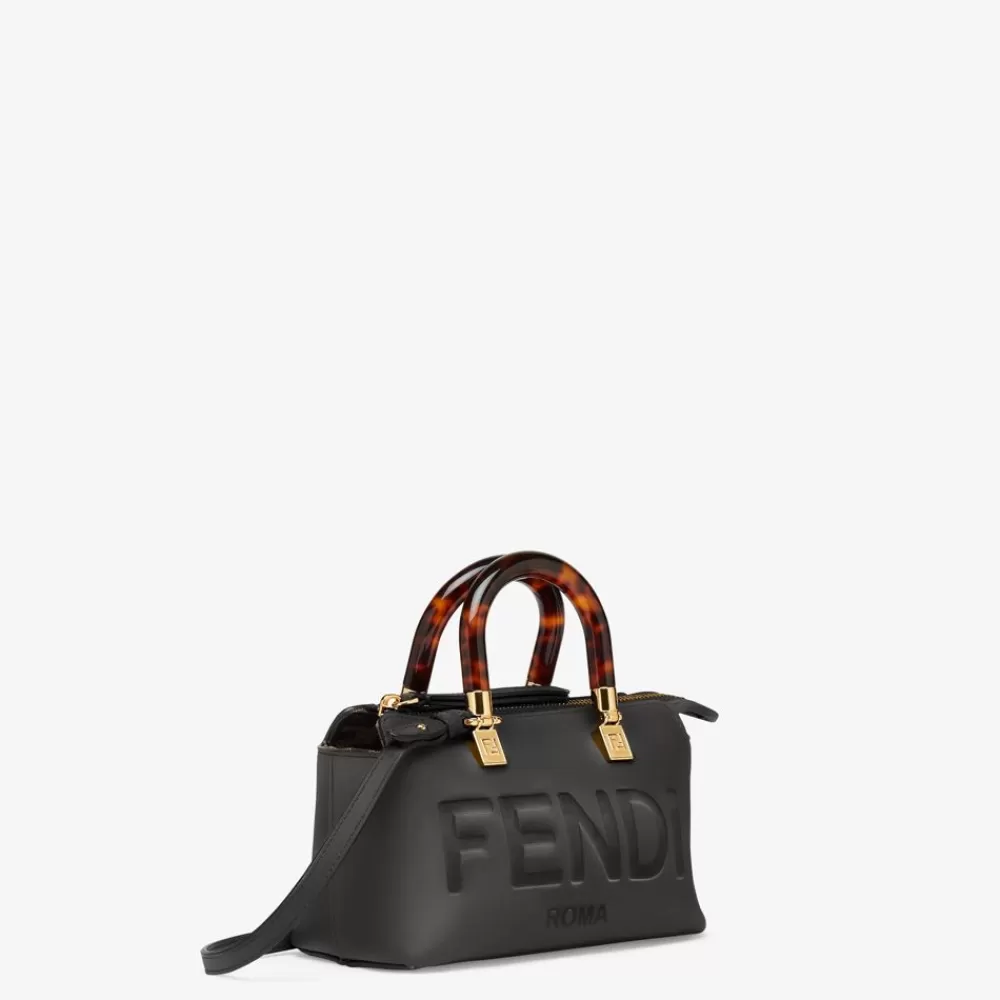 Fendi Boston Bags<Kleine Boston Bag Aus Leder In Schwarz