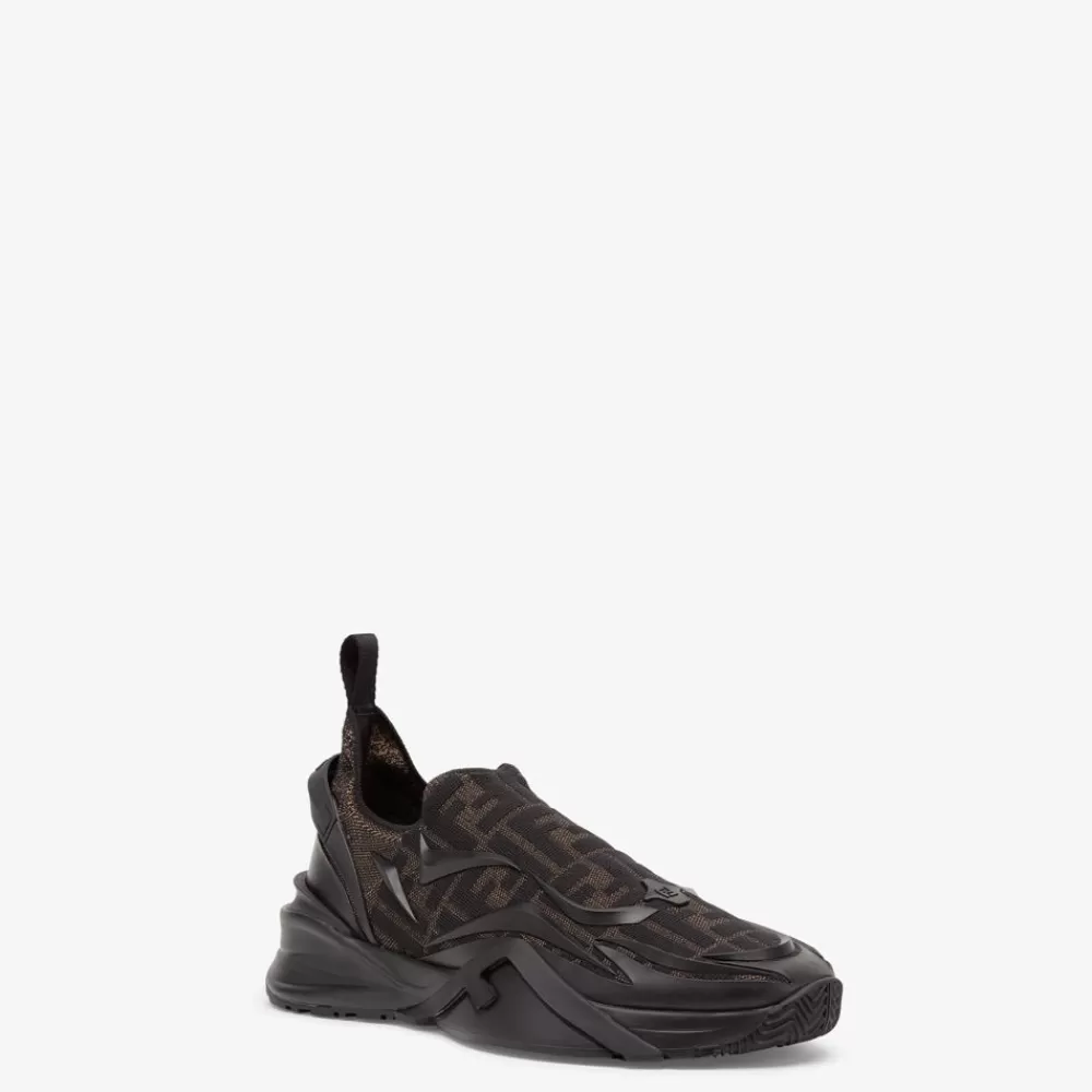 Fendi Sneakers<Laufschuhe Aus Mesh In Braun