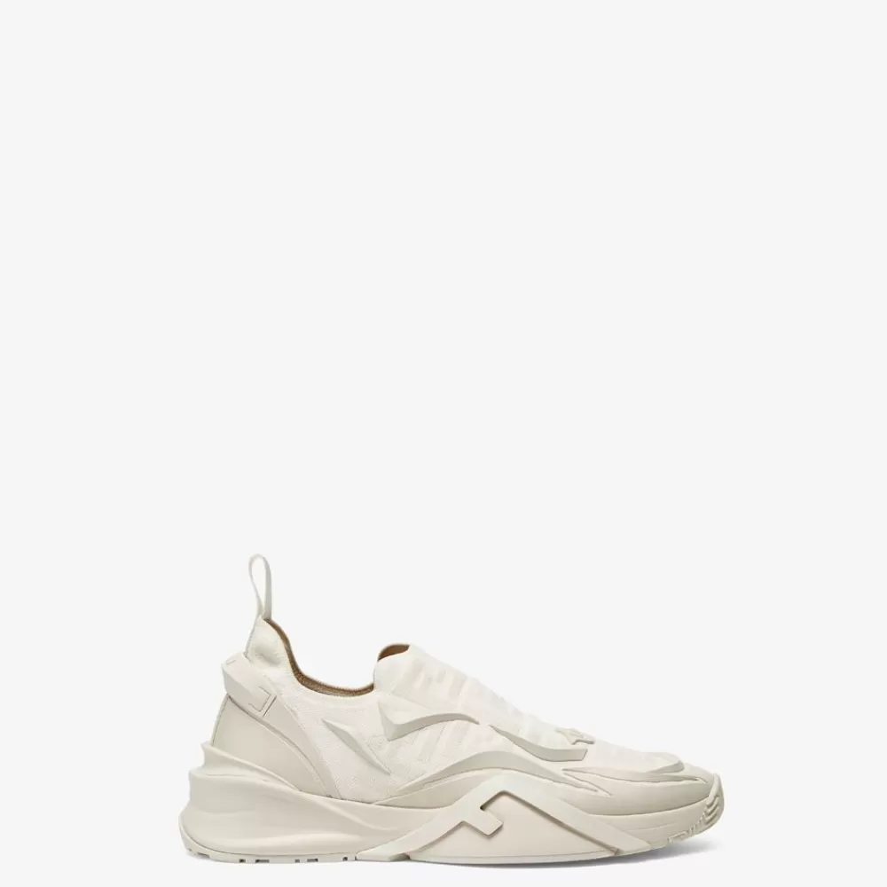 Fendi Sneakers<Laufschuhe Aus Mesh In Weis