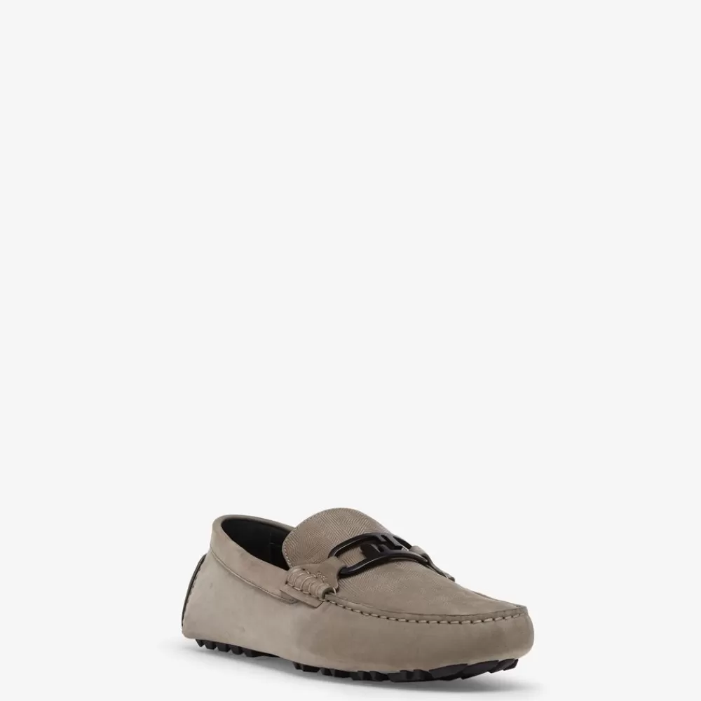 Fendi Loafer<Loafers Aus Nubukleder In Beige