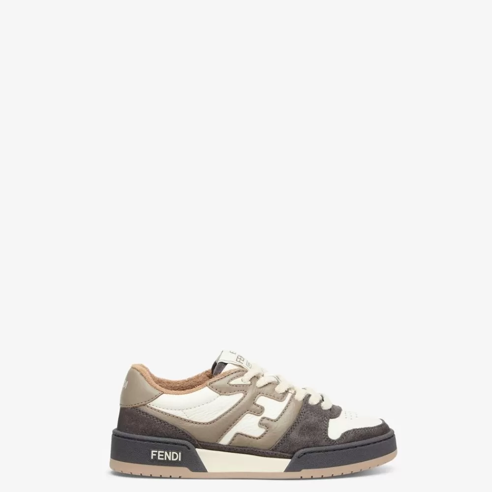 Fendi Sneakers<Low-Top Aus Mehrfarbigem Leder