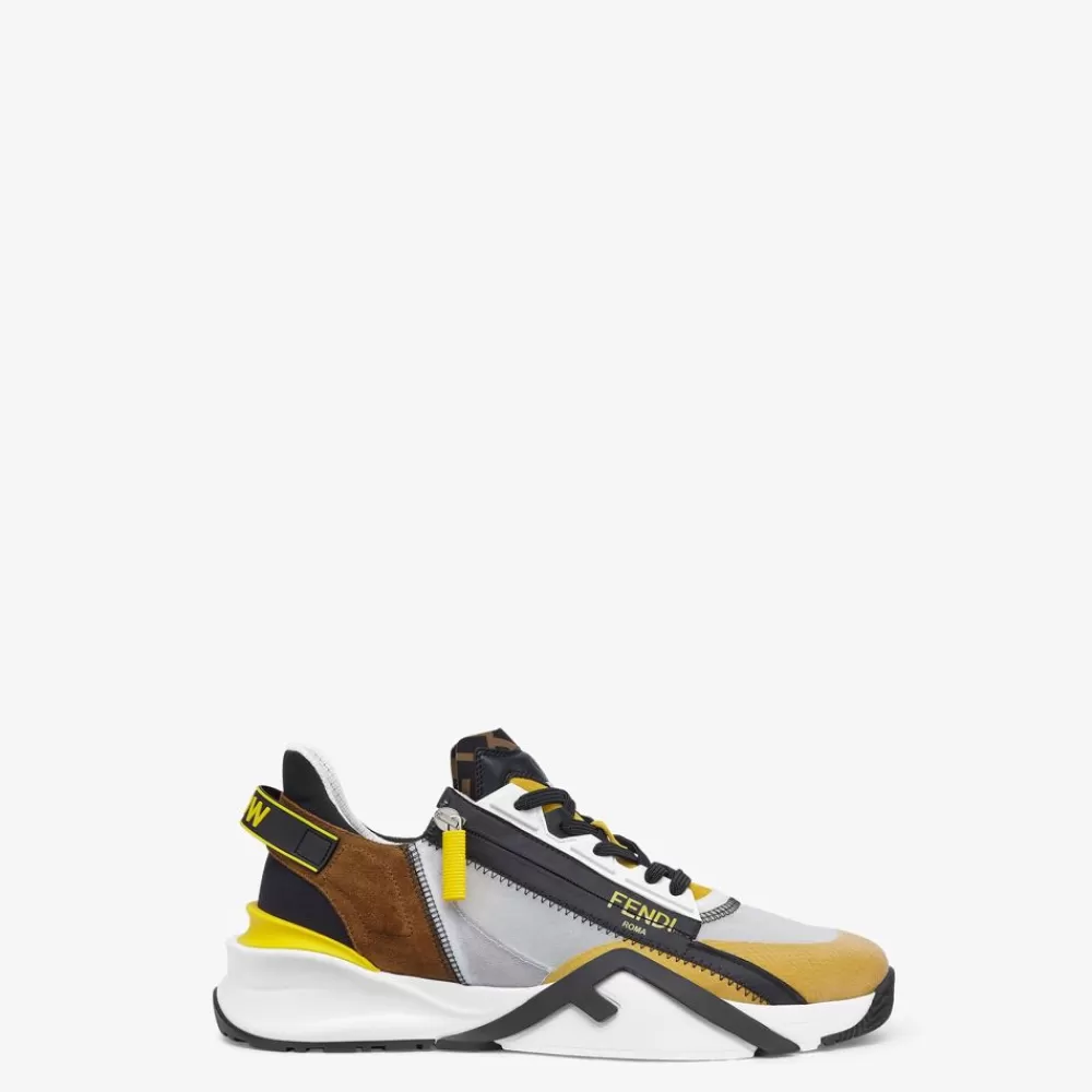Fendi Sneakers<Low-Top Aus Nylon, Mehrfarbig