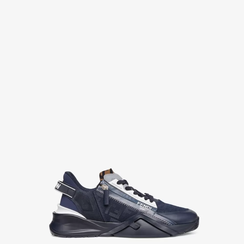 Fendi Sneakers<Low-Top Sneaker Aus Stoff In Blau