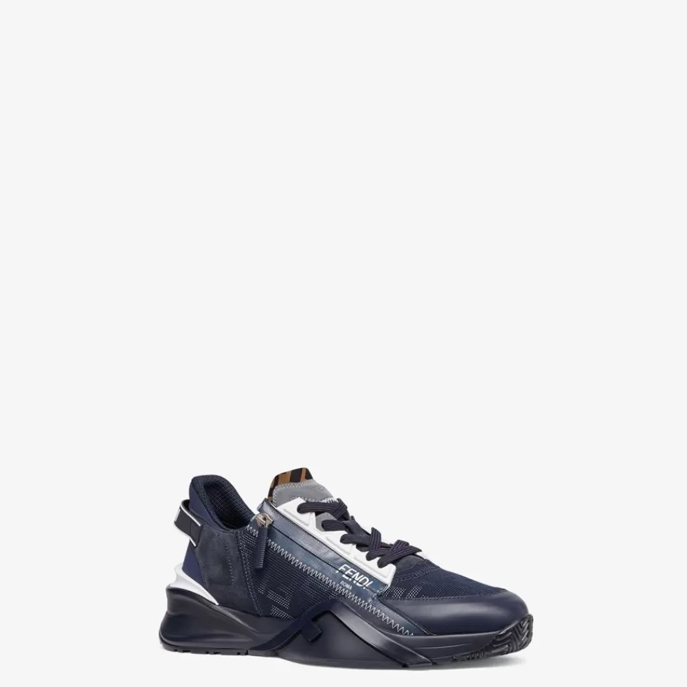 Fendi Sneakers<Low-Top Sneaker Aus Stoff In Blau