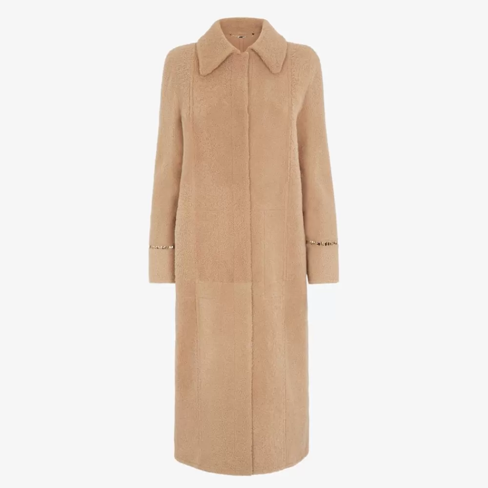 Fendi Mantel Und Oberbekleidung<Mantel Aus Shearling