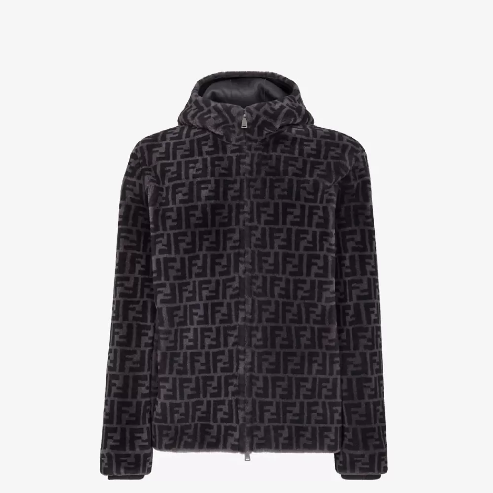 Fendi Mantel Und Oberbekleidung<Mehrfarbige Jacke Aus Shearling