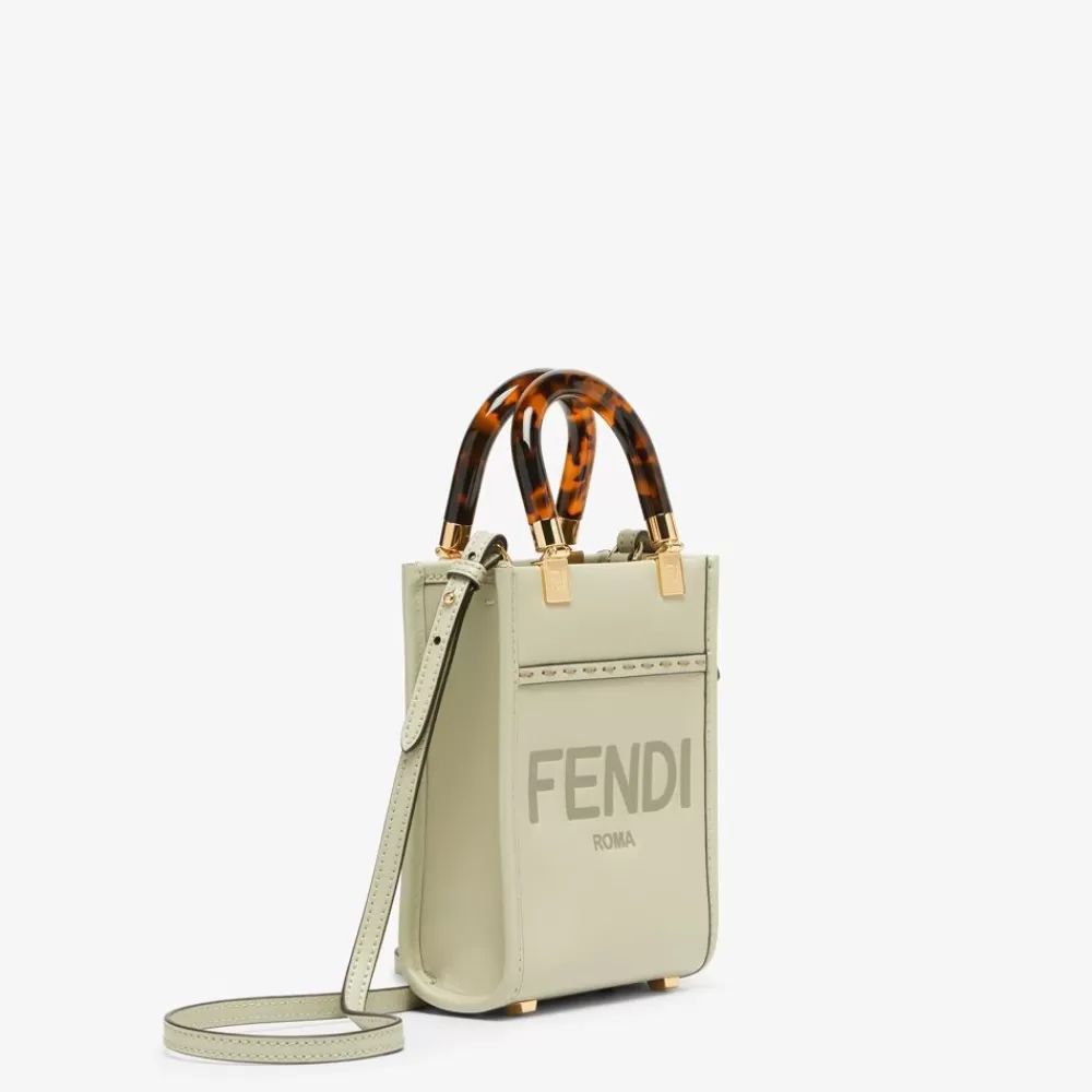 Fendi Mini-Taschen<Mini Bag Aus Leder In Hellgrun