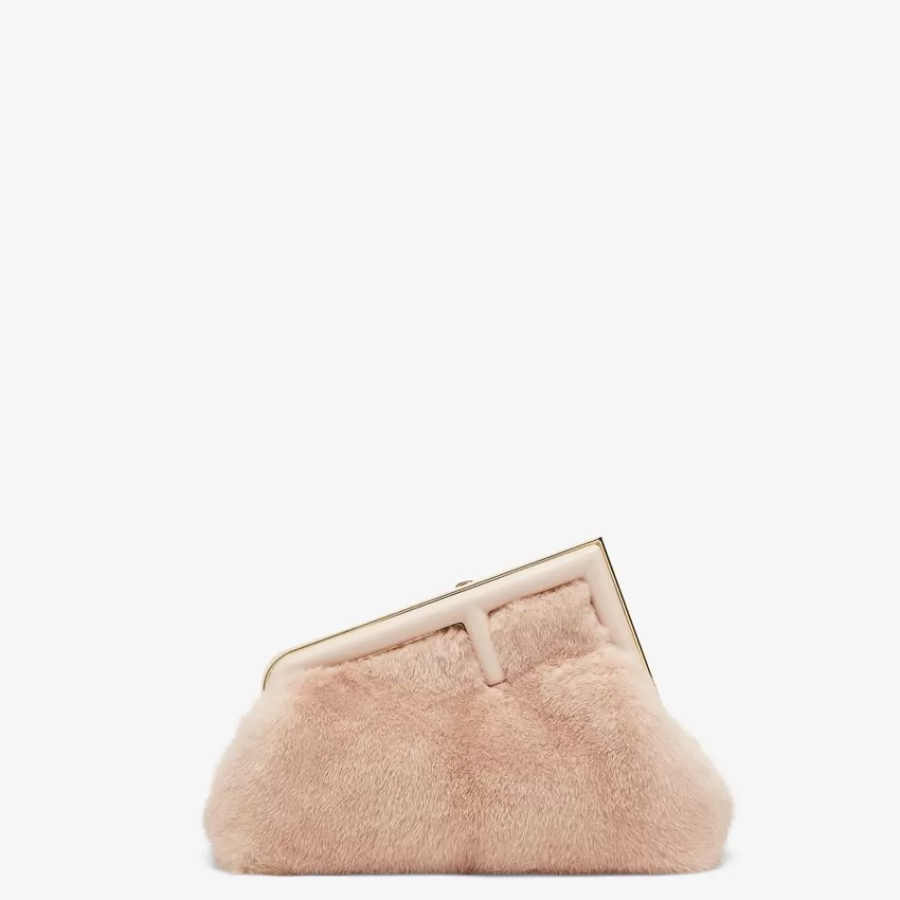 Fendi Clutches & Pochetten<Nerztasche In Rosa