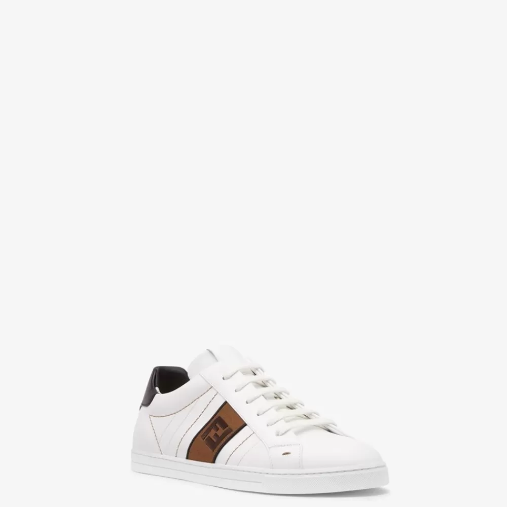Fendi Sneakers<Niedriger Sneaker Aus Leder In Weis