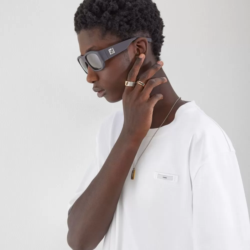 Fendi Ohrring<Ohrring Aus Metall In Silber- Und Goldfarben