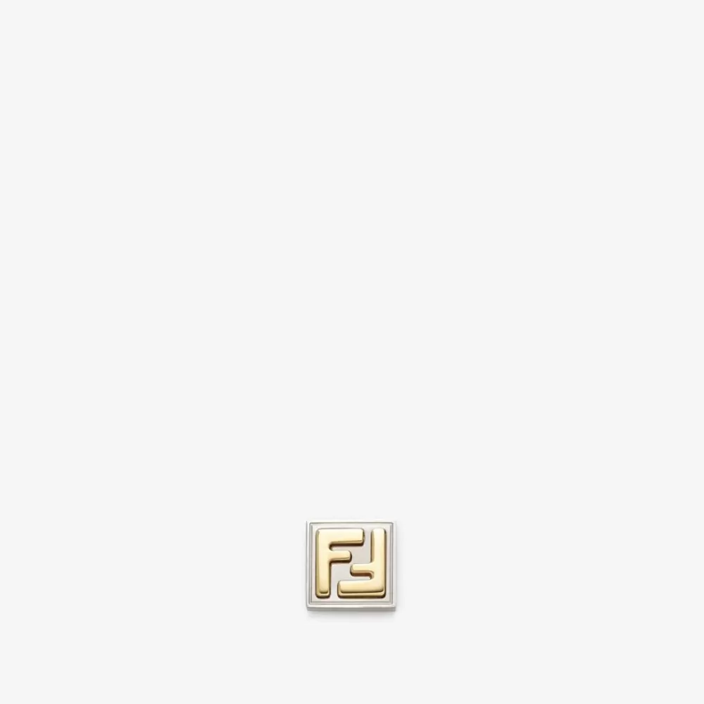 Fendi Ohrring<Ohrring In Den Farben Palladium Und Gold