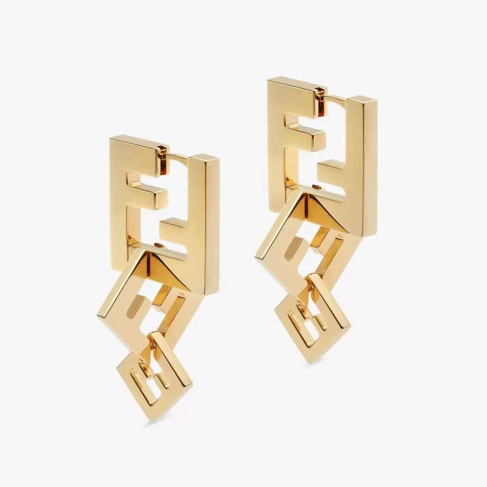 Fendi Ohrring Und Broschen<Ohrringe Aus Metall In Goldfarbe