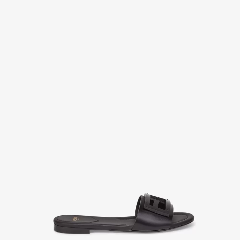 Fendi Pantoletten Und Sandalen<Pantoletten Aus Leder In Schwarz