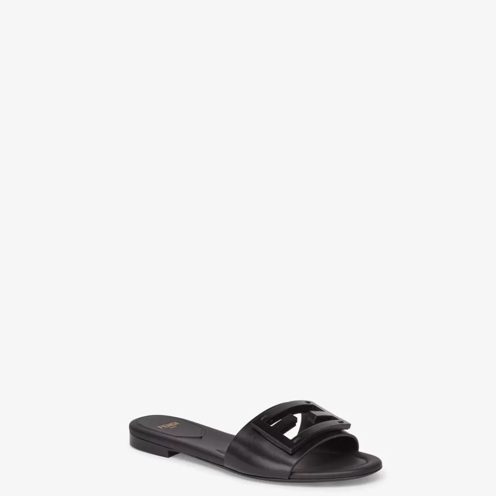 Fendi Pantoletten Und Sandalen<Pantoletten Aus Leder In Schwarz