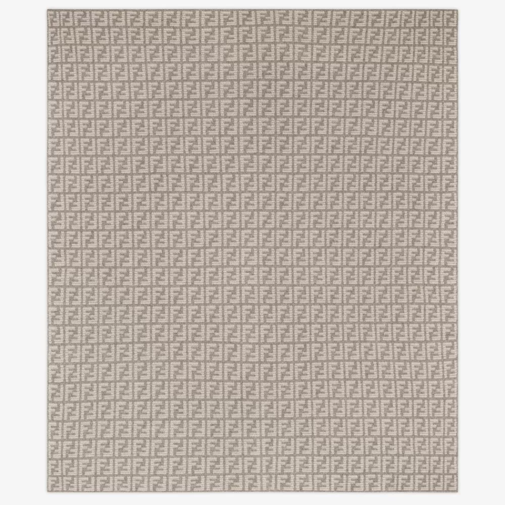 Fendi Textile Accessoires<Plaid Aus Kaschmir In Taube