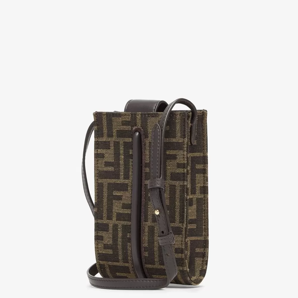 Fendi Handyhullen<Pochette Aus Ff-Stoff In Braun