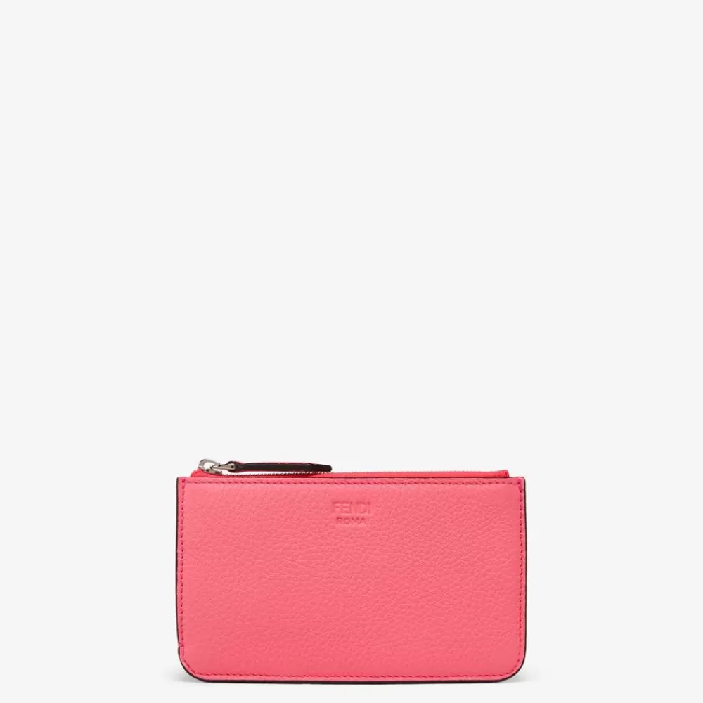Fendi Kartenetuis Und Kleine Accessoires<Pochette Aus Leder In Rosa