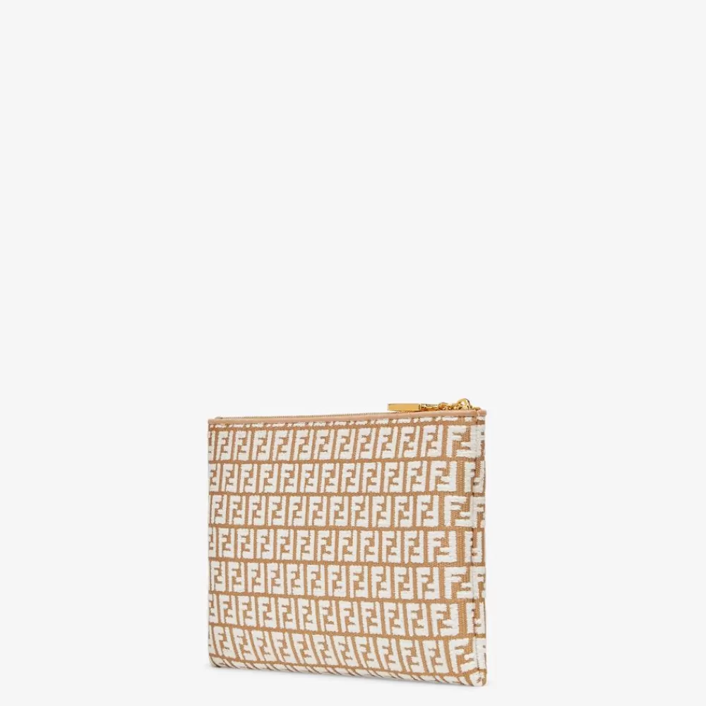 Fendi Pochetten<Pochette Aus Raffia-Bast Mit Ff-Muster