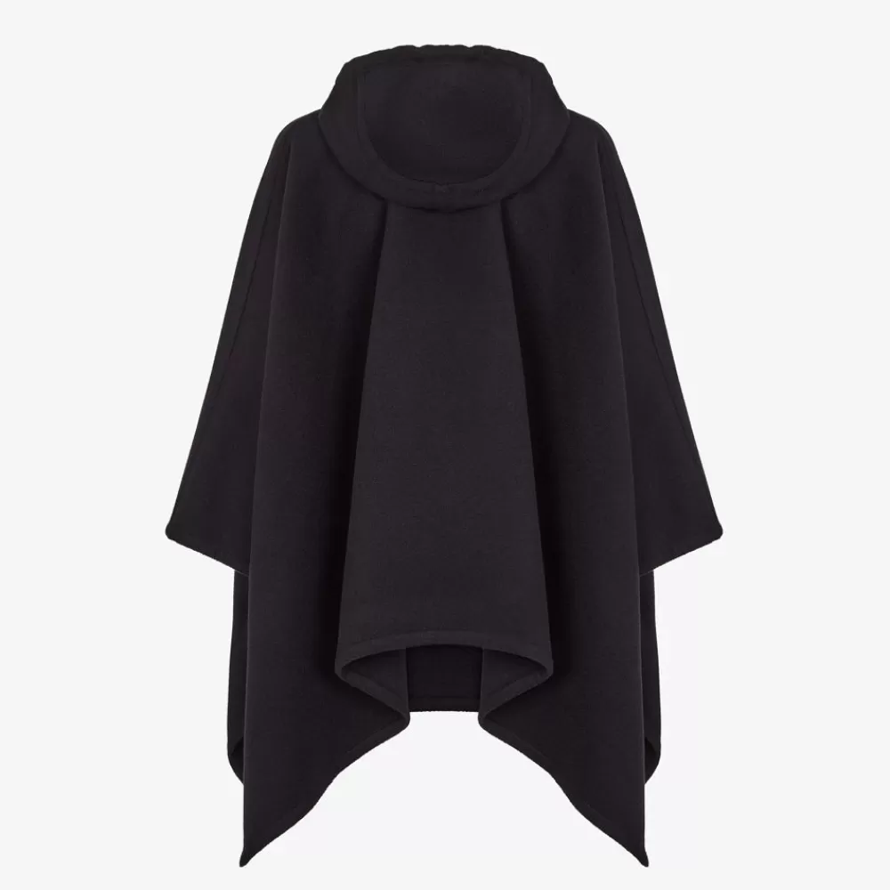 Fendi Schals Und Ponchos<Poncho Aus Kaschmir Und Nerzpelz In Schwarz