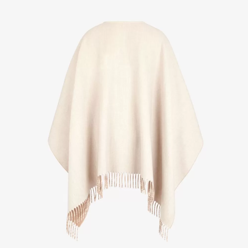 Fendi Schals Und Ponchos<Poncho Aus Wolle Und Kaschmir In Beige