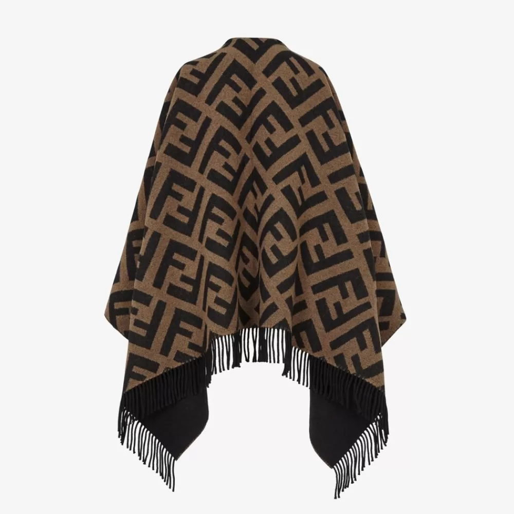 Fendi Schals Und Ponchos<Poncho Aus Wolle Und Kaschmir Mehrfarbig