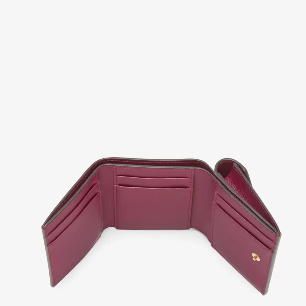 Fendi Portemonnaies<Portemonnaie Aus Leder In Bordeaux
