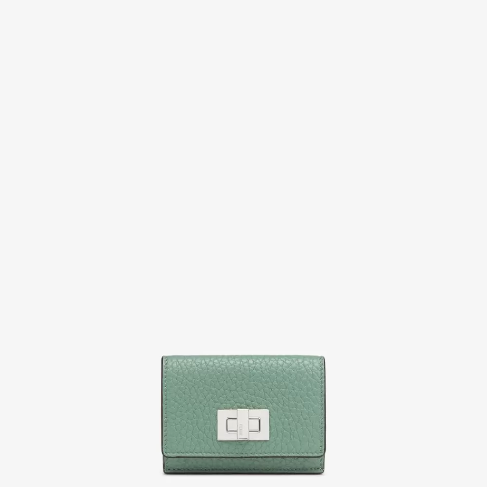 Fendi Portemonnaies<Portemonnaie Aus Leder In Mintgrun