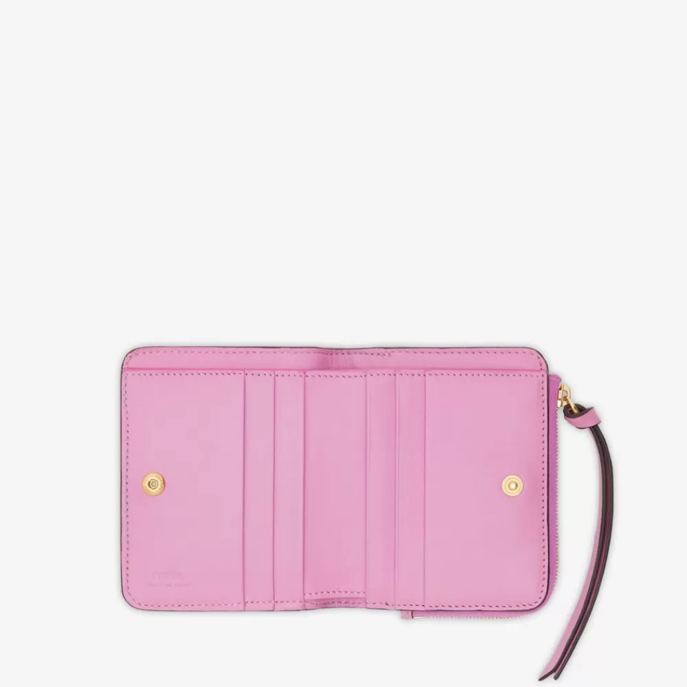 Fendi Portemonnaies<Portemonnaie Aus Leder In Rosa