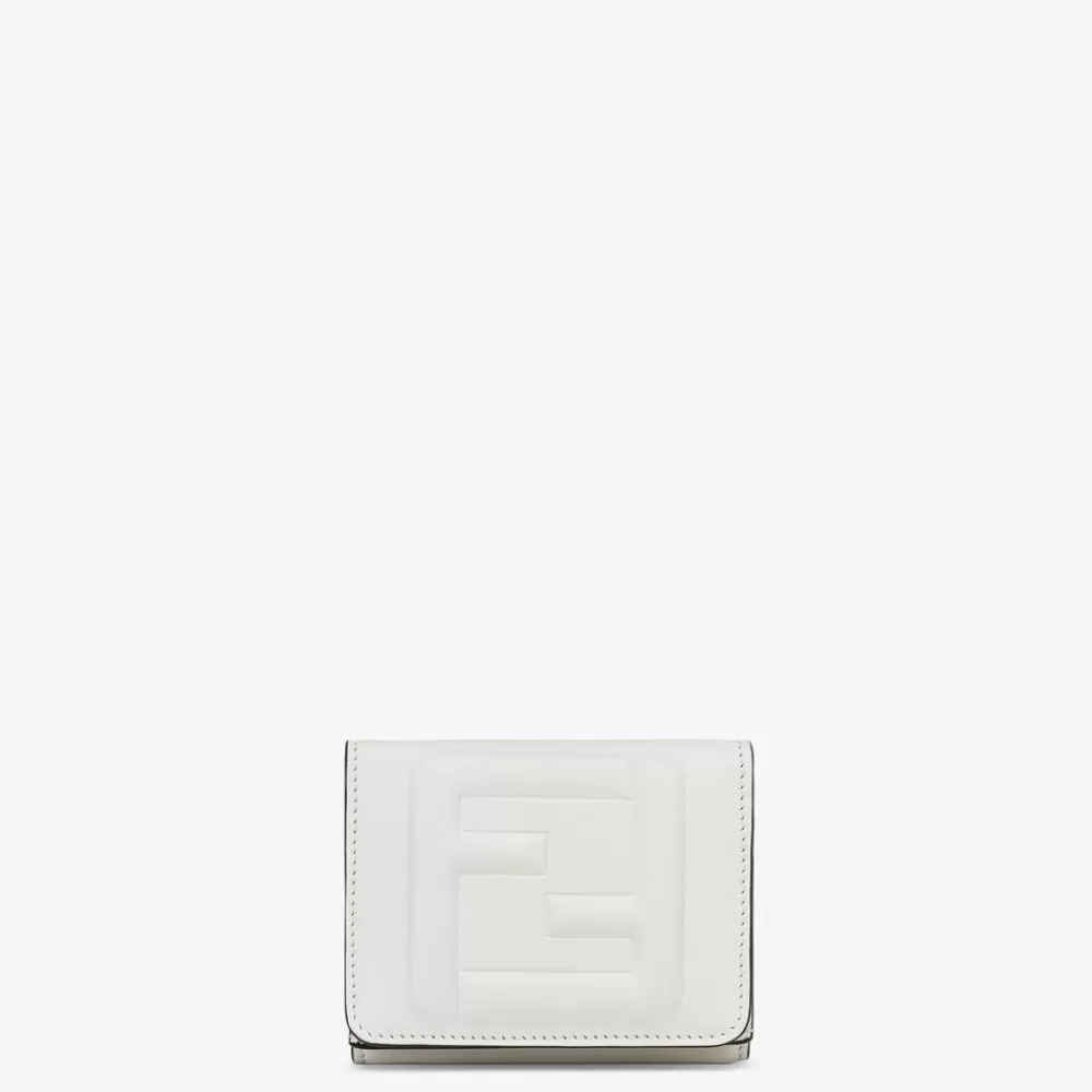 Fendi Portemonnaies<Portemonnaie Aus Leder In Weis