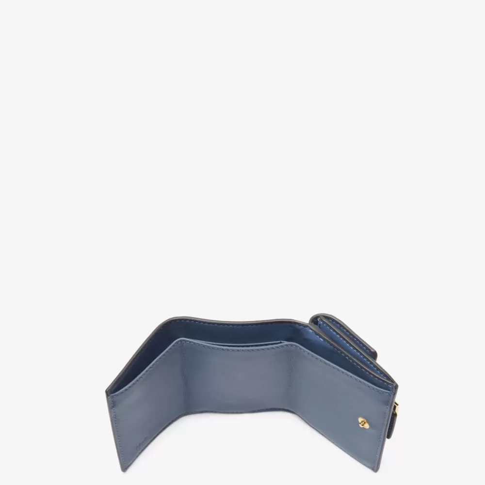 Fendi Portemonnaies<Portemonnaie Aus Nappaleder In Blau