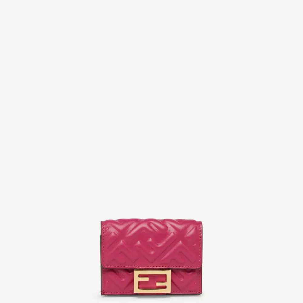 Fendi Portemonnaies<Portemonnaie Aus Nappaleder In Fuchsia