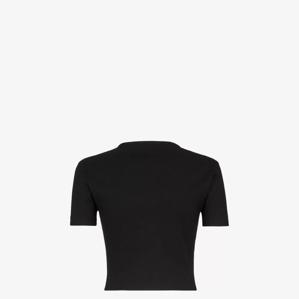 Fendi Sportbekleidung<Pullover Aus Baumwolle In Schwarz
