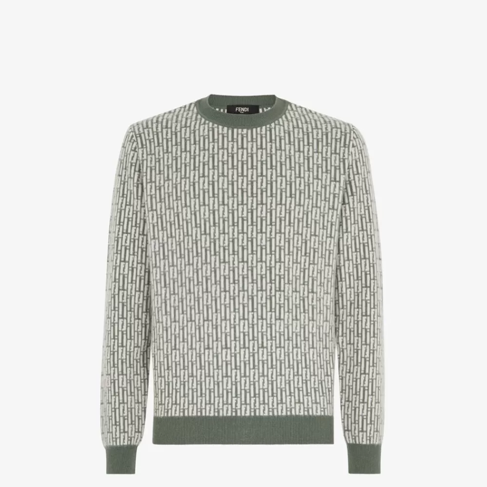 Fendi Strickbekleidung<Pullover Aus Kaschmir In Grun