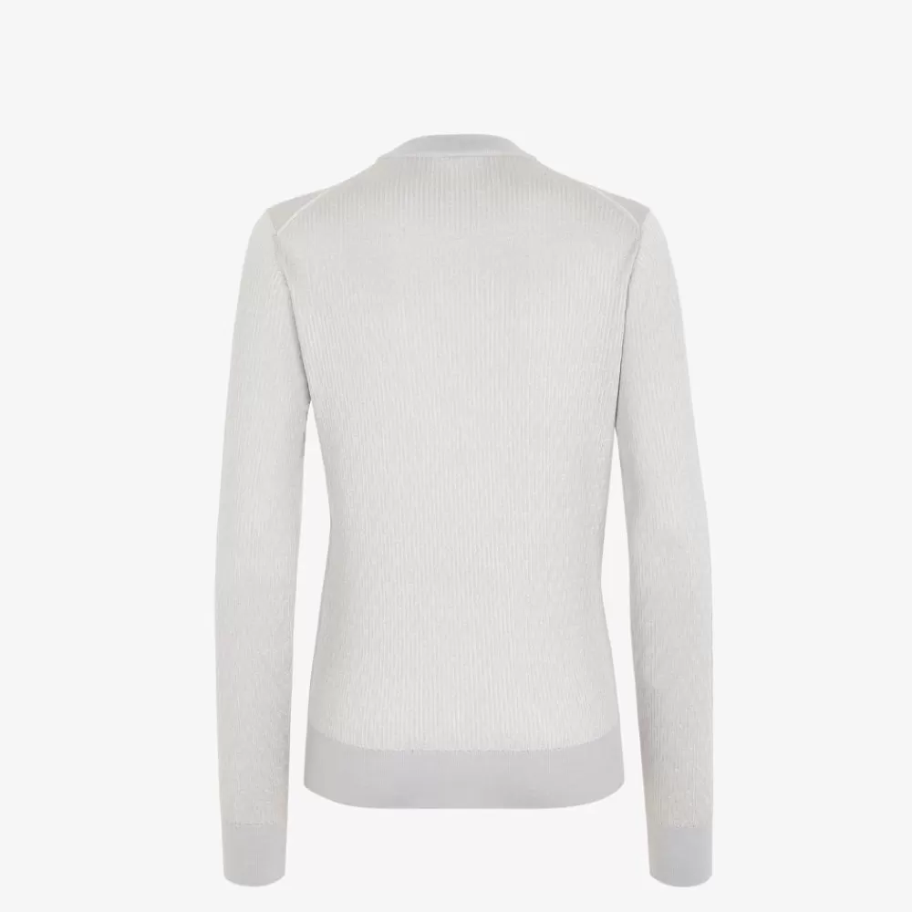 Fendi Strickbekleidung<Pullover Aus Wolle Und Viskose In Beige