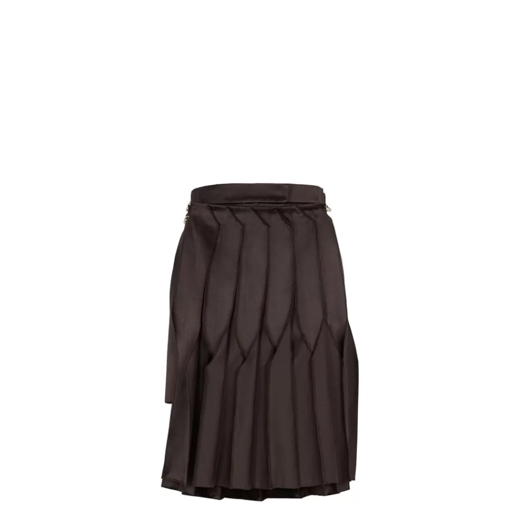 Fendi Anzuge Und Sets<Rock Aus Duchesse In Braun