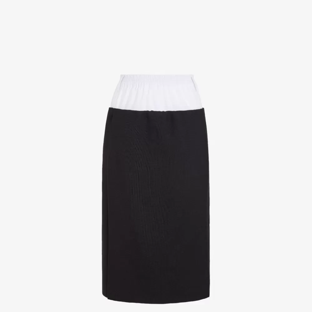 Fendi Rocke<Rock Aus Wolle In Schwarz