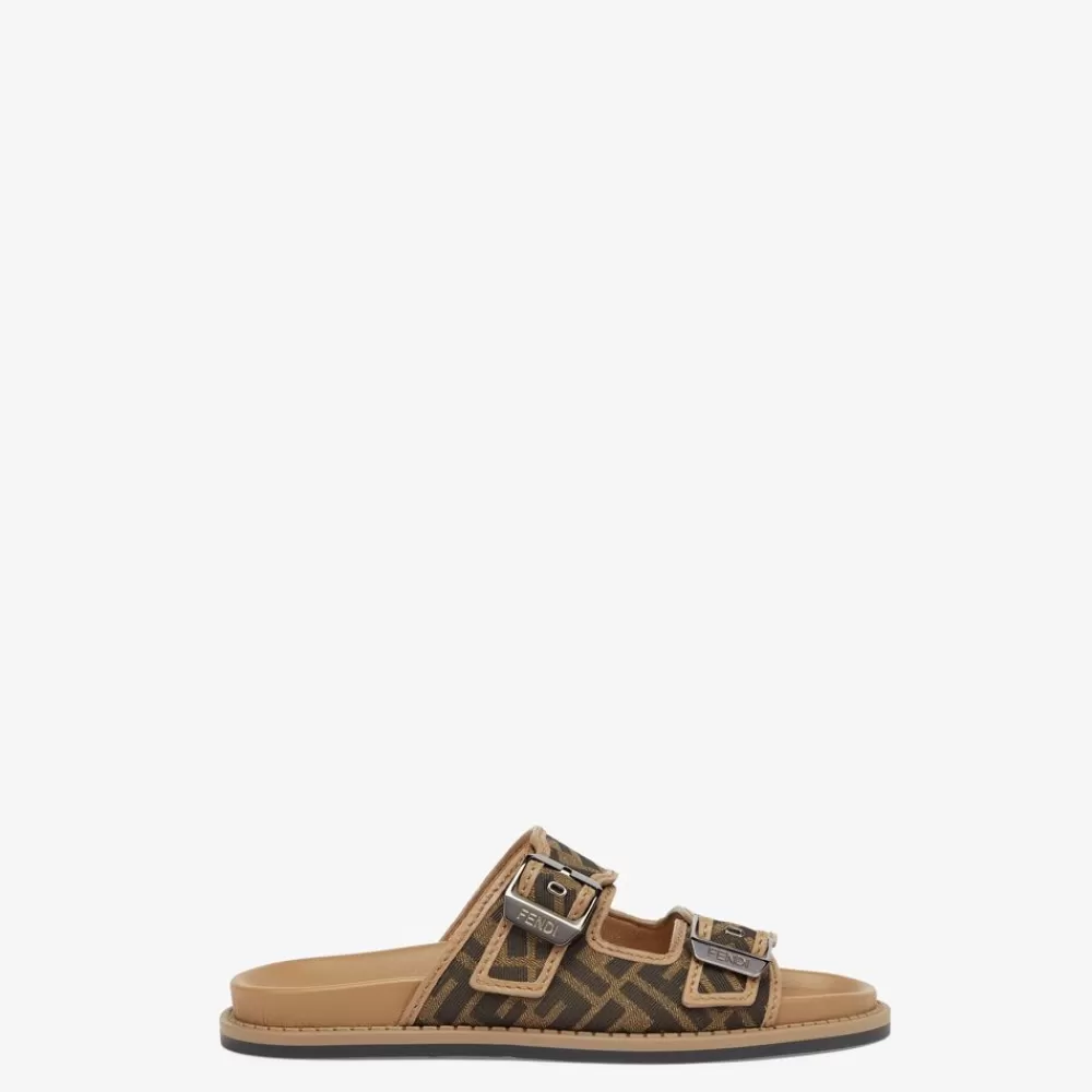 Fendi Pantoletten Und Sandalen<Sandalen Aus Ff-Jacquard