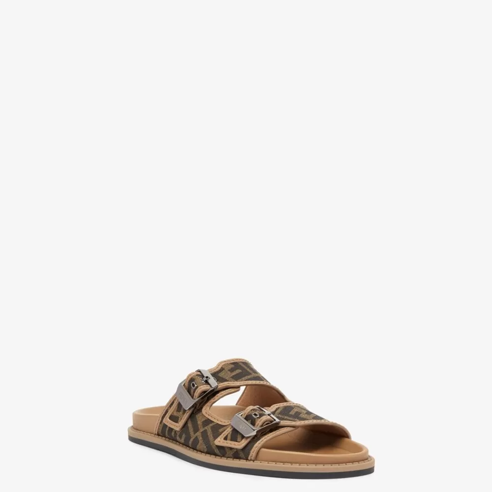Fendi Pantoletten Und Sandalen<Sandalen Aus Ff-Jacquard