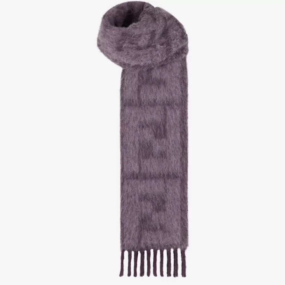 Fendi Schals<Schal Aus Alpaka Und Wolle In Lila