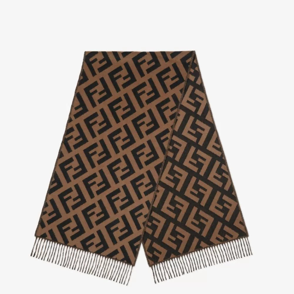 Fendi Schals Und Ponchos<Schal Aus Kaschmir In Braun