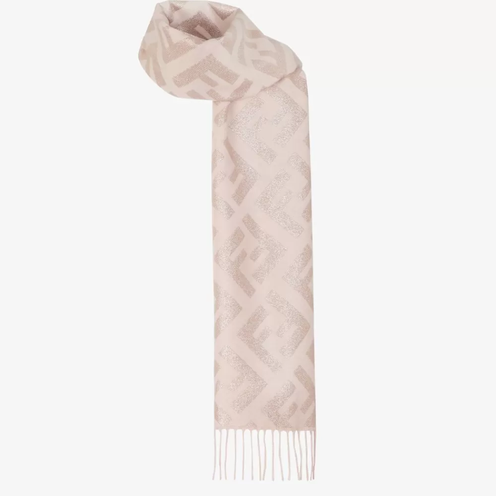Fendi Schals Und Ponchos<Schal Aus Kaschmir In Rosa