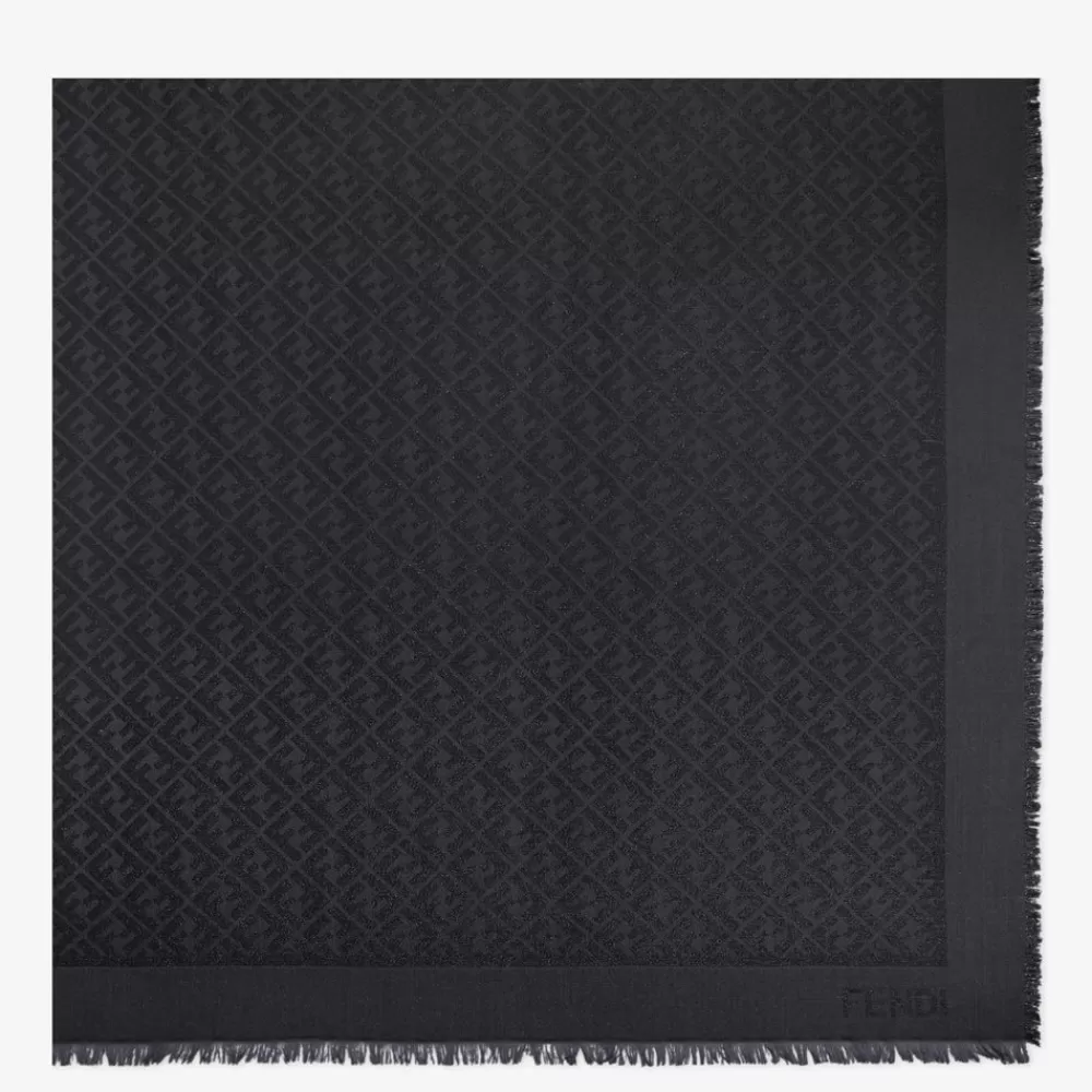 Fendi Schals Und Ponchos<Schal Aus Lurex In Schwarz