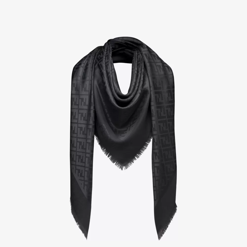 Fendi Schals Und Ponchos<Schal Aus Lurex In Schwarz